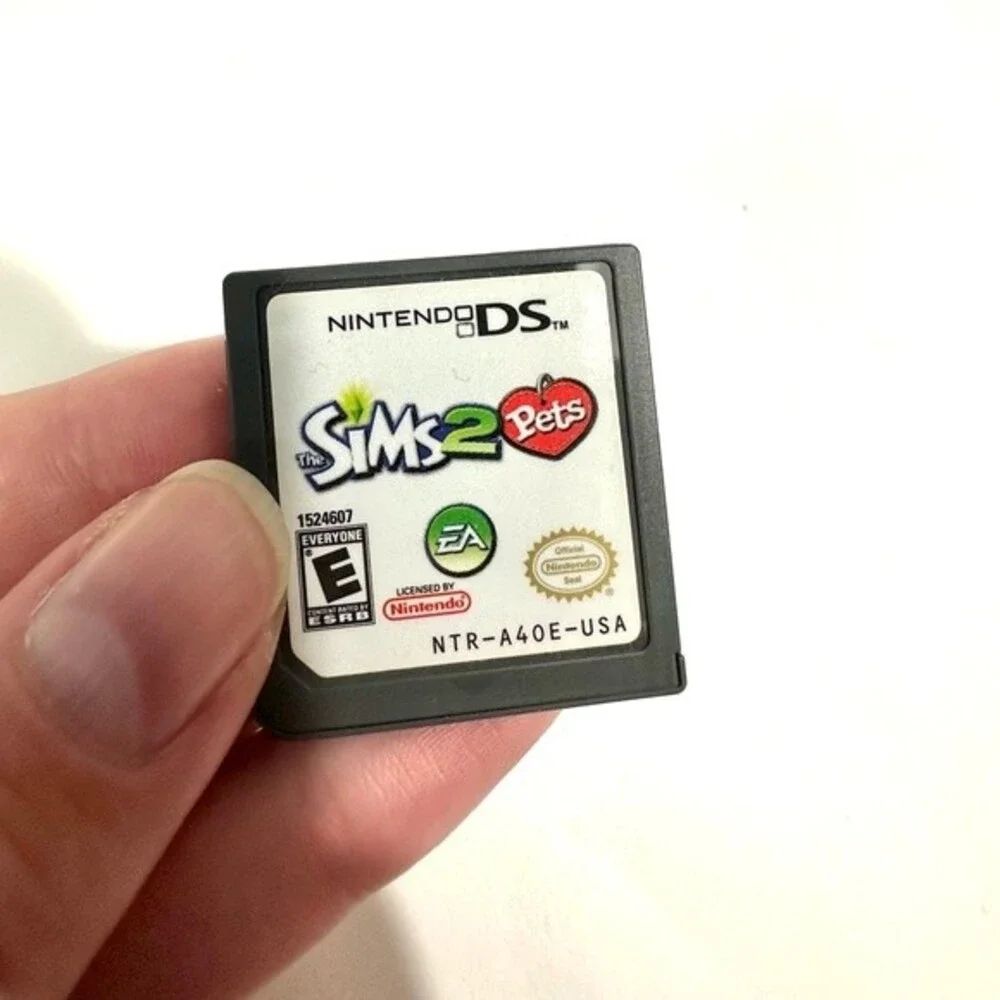 Nintendo DS Sims 2 Pets Game Animal Kids Player Fun Vintage